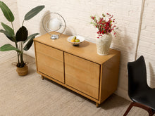 Load image into Gallery viewer, Blonde 6 Drawer Mid Century Dresser

