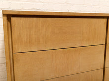 Load image into Gallery viewer, Blonde 6 Drawer Mid Century Dresser
