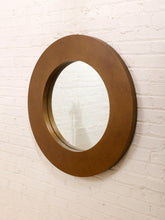 Load image into Gallery viewer, Large Gold Round Mirror

