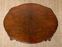 Load image into Gallery viewer, Petite Louis XV Style Side Table in Carved Walnut Table
