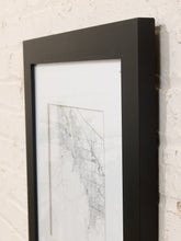 Load image into Gallery viewer, Palm Springs Street Map Framed Minimal City Map Print in Black and White
