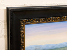 Load image into Gallery viewer, Leopard on the Ridge Framed Wildlife Painting with Mountain Landscape

