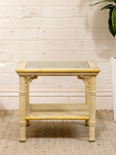 Load image into Gallery viewer, Bamboo Side Table in Yellow
