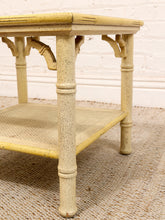 Load image into Gallery viewer, Bamboo Side Table in Yellow
