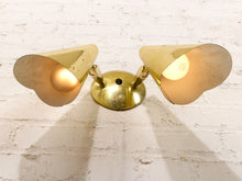 Load image into Gallery viewer, Vintage Mid-Century Dual Sconce
