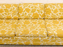 Load image into Gallery viewer, Yellow Floral Sofa as found
