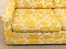 Load image into Gallery viewer, Yellow Floral Sofa as found
