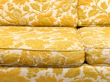 Load image into Gallery viewer, Yellow Floral Sofa as found
