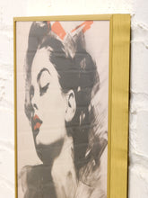 Load image into Gallery viewer, Girl with Bow Charcoal Art Print
