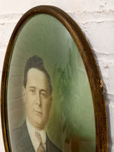 Load image into Gallery viewer, Portrait in Oval Antique Framed Convex Glass Gentleman Portrait
