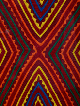 Load image into Gallery viewer, Vintage Framed Traditional Geometric Multi-Layer Reverse Appliqué Folk Art Textile
