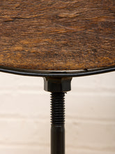 Load image into Gallery viewer, Drum Stand Round Wood Accent Sculpture on Pedestal Base
