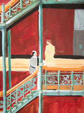 Load image into Gallery viewer, Painting of The Meeting, Acrylic Canvas by Alyssa Rivera
