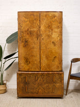 Load image into Gallery viewer, 1930’s Art Deco Burr Walnut Compactum Wardrobe
