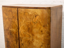 Load image into Gallery viewer, 1930’s Art Deco Burr Walnut Compactum Wardrobe
