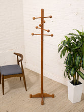 Load image into Gallery viewer, Vintage Danish Teak Coat Rack
