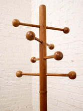 Load image into Gallery viewer, Vintage Danish Teak Coat Rack
