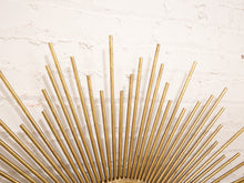 Load image into Gallery viewer, Gold Sunburst Mirror

