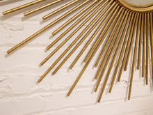 Load image into Gallery viewer, Gold Sunburst Mirror
