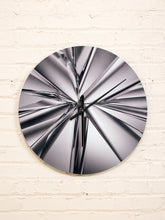 Load image into Gallery viewer, Contemporary Clock, Abstract, Art, Folded Illusion
