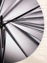 Load image into Gallery viewer, Contemporary Clock, Abstract, Art, Folded Illusion

