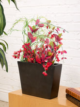 Load image into Gallery viewer, Black Vintage Planter
