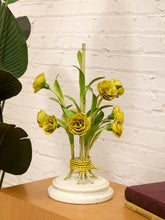 Load image into Gallery viewer, Yellow and Green Flower Sculpture
