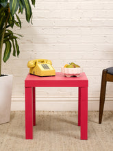 Load image into Gallery viewer, Pink Modernist Side Table
