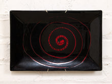 Load image into Gallery viewer, Black Vintage Tray Hangs on Wall as Art
