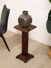 Load image into Gallery viewer, Primitive Vintage Pedestal
