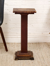 Load image into Gallery viewer, Primitive Vintage Pedestal
