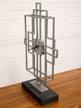 Load image into Gallery viewer, Contemporary Clock Decor as found

