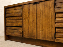 Load image into Gallery viewer, Oak Vintage Dresser with Doors
