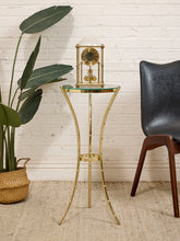 Load image into Gallery viewer, Tall Brass Bamboo Regency Table
