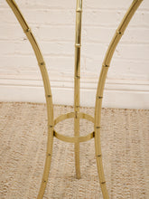 Load image into Gallery viewer, Tall Brass Bamboo Regency Table
