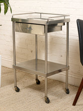 Load image into Gallery viewer, Stainless Steel Vintage Medical Cart
