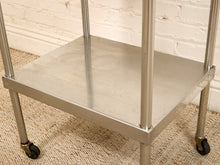 Load image into Gallery viewer, Stainless Steel Vintage Medical Cart
