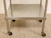 Load image into Gallery viewer, Stainless Steel Vintage Medical Cart
