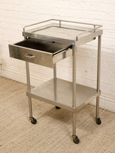 Load image into Gallery viewer, Stainless Steel Vintage Medical Cart
