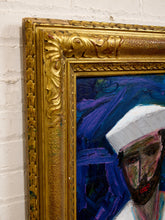 Load image into Gallery viewer, The Sailor by Spencer Collins Framed Expressionist Portrait Painting
