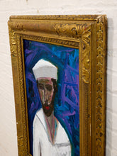 Load image into Gallery viewer, The Sailor by Spencer Collins Framed Expressionist Portrait Painting
