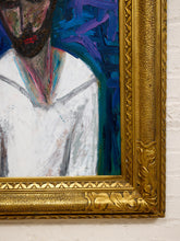 Load image into Gallery viewer, The Sailor by Spencer Collins Framed Expressionist Portrait Painting
