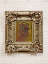 Load image into Gallery viewer, Rose Study by Spencer Collins Textured Abstract Floral Painting in Ornate Silver Frame
