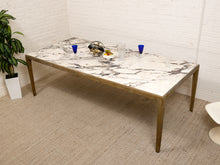 Load image into Gallery viewer, Rustic Marble Dining Table as Found
