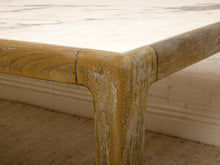 Load image into Gallery viewer, Rustic Marble Dining Table as Found
