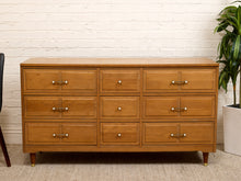 Load image into Gallery viewer, 9 Drawer Elmwood Dresser
