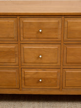 Load image into Gallery viewer, 9 Drawer Elmwood Dresser
