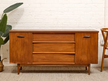 Load image into Gallery viewer, Vintage Buffet Credenza with 3 Drawers
