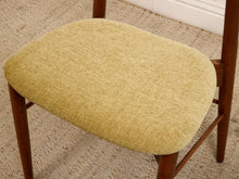 Load image into Gallery viewer, Set a Five Mid-Century Modern Walnut Boomerang Dining Chairs
