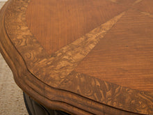 Load image into Gallery viewer, Black Vintage Burlwood Top Occasional Side Table
